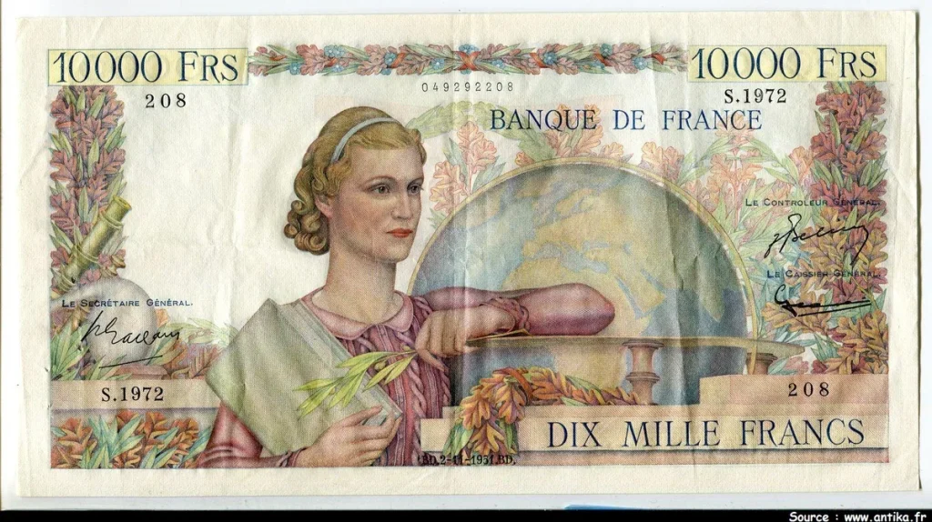 10 000 FRANCS GENIE Français- Type 1945