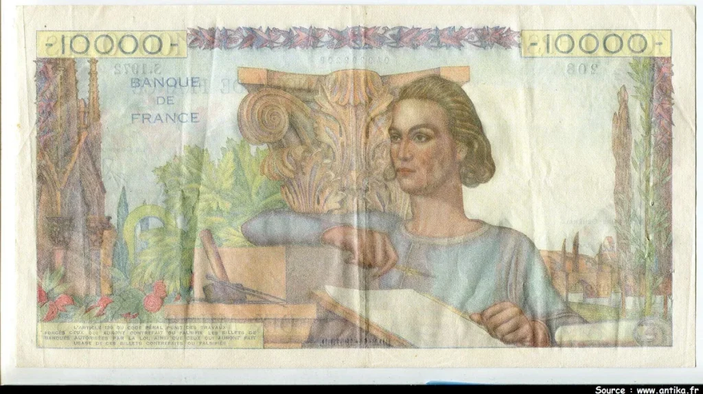 10 000 FRANCS GENIE Français- Type 1945