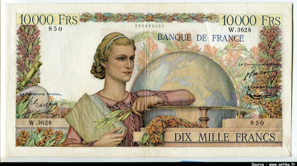 10 000 FRANCS GENIE Français- Type 1945
