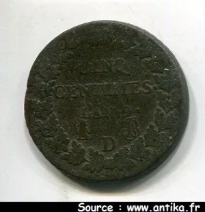 5 CENTIMES DUPRE