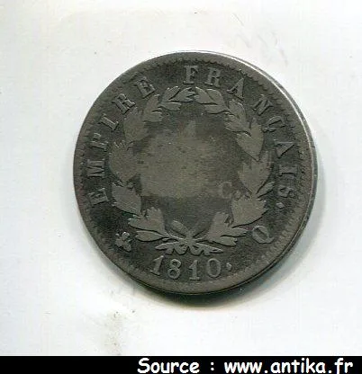 1 FRANC NAP EMP revers EMPIRE