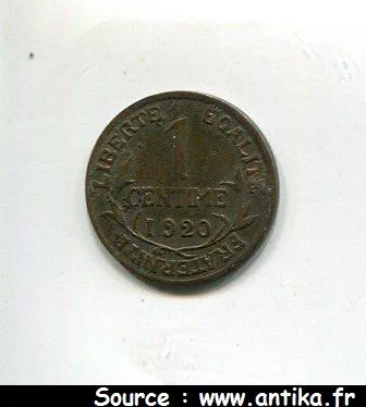 1 CENTIME DUPUIS