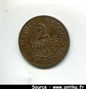 2 CENTIMES DUPUIS
