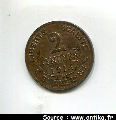 2 CENTIMES DUPUIS
