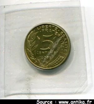 5 CENTIMES MARIANNE