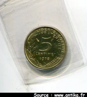 5 CENTIMES MARIANNE