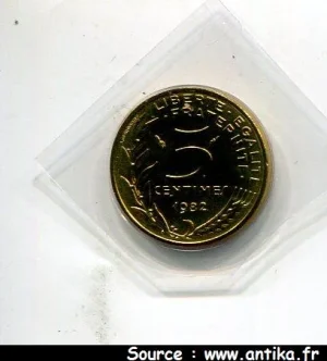 5 CENTIMES MARIANNE