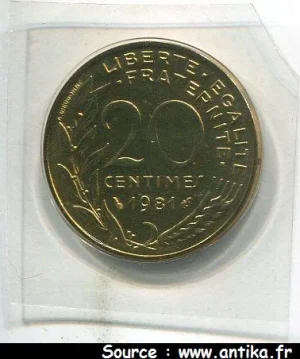 20 CENTIMES MARIANNE