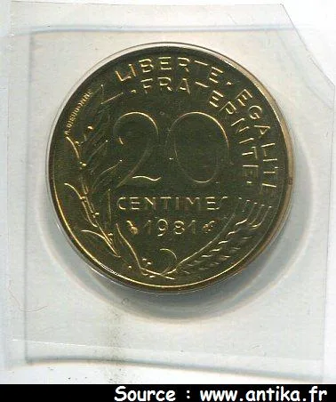 20 CENTIMES MARIANNE