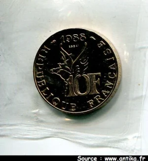 10 FRANCS ROLLAND GARROS ESSAI Cupro-Nickel-Alu