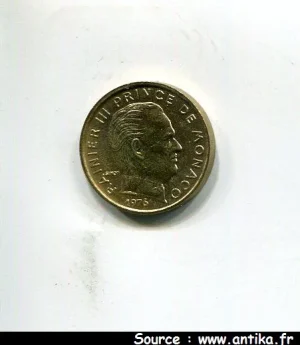 5 CENTIMES RAINIER III 1949-2005