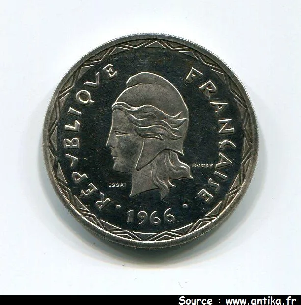 100 FRANCS Argt ESSAI