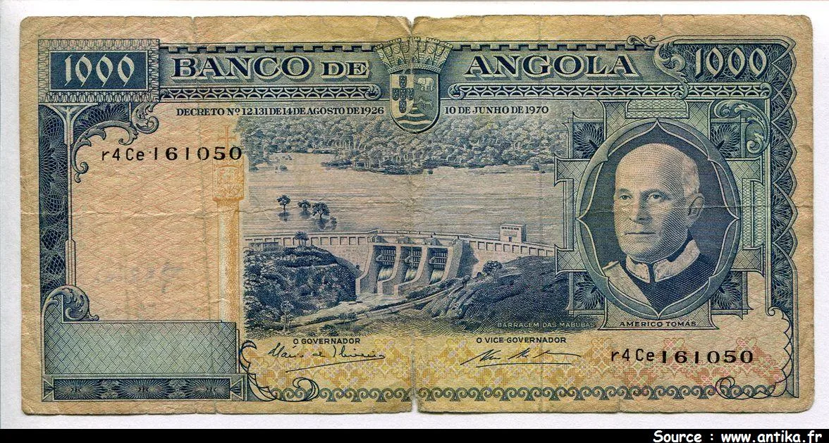 1000 Escudos Americo Tomas