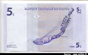 5 Centimes Statuette & Instrument de Musique * * * * *