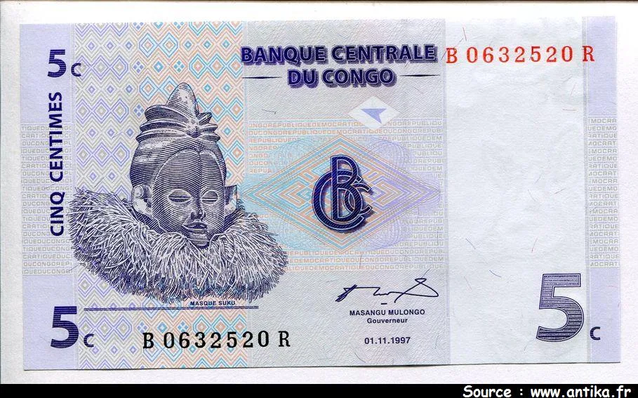 5 Centimes Statuette & Instrument de Musique * * * * *