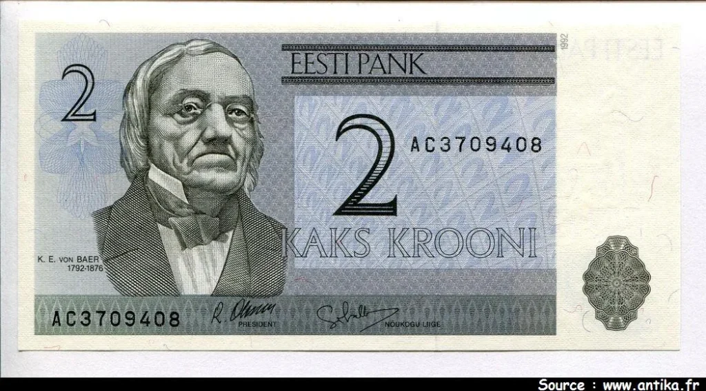 2 Krooni K.E Von Baer * * * * * *