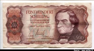 500 Schilling Josef Ressel * *