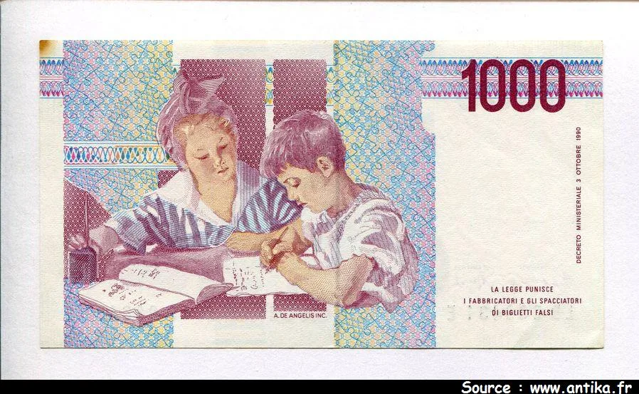 1000 Lire M.Montessori * * *