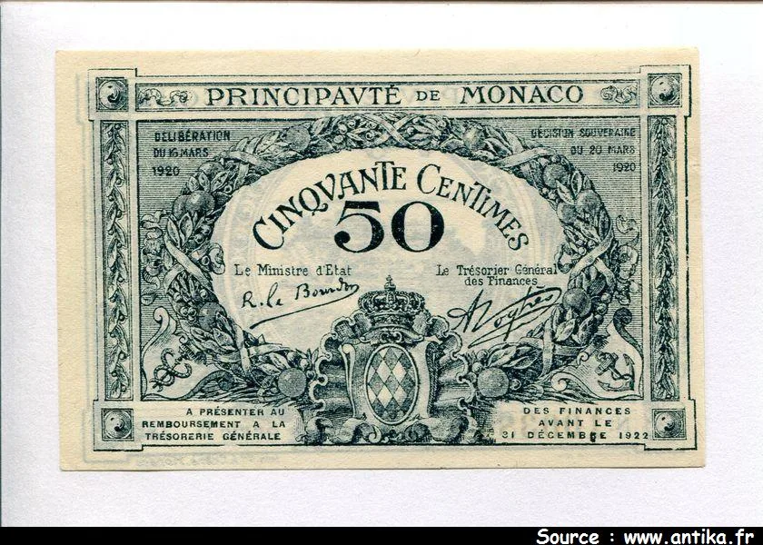 50 Centimes Bleu Série B N°100384