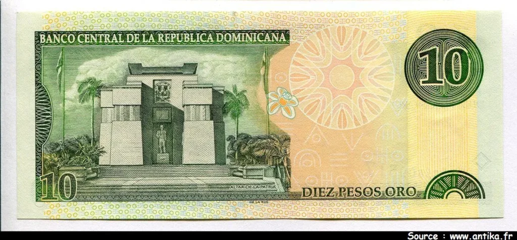10 Pesos de Oro Matias Ramon Mella