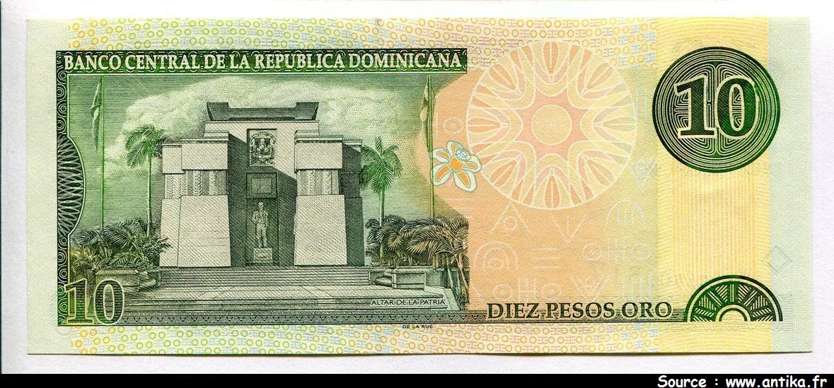 10 Pesos de Oro Matias Ramon Mella