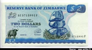 2 Dollars Roche de Chiremba * *