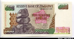500 Dollars Roche de Chiremba * *