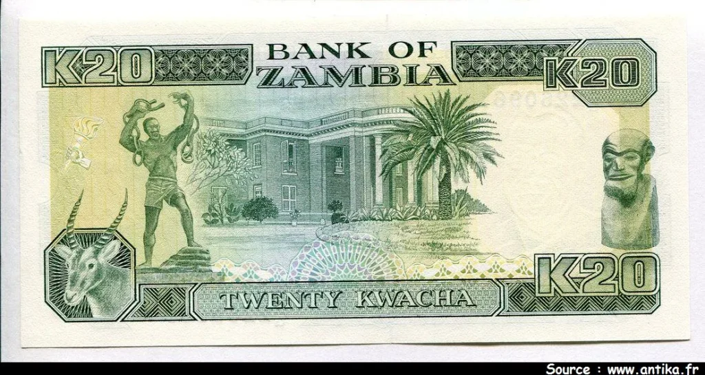 20 Kwacha Président K.Kaunda & Aigle