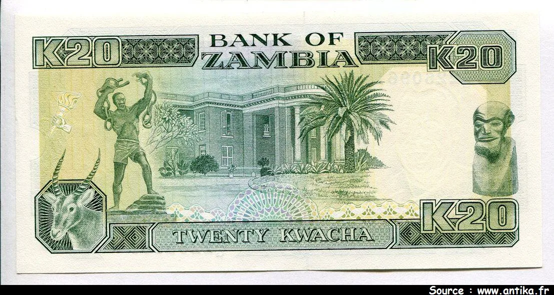 20 Kwacha Président K.Kaunda & Aigle