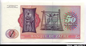 50 Makuta Mobutu & Léopard * *