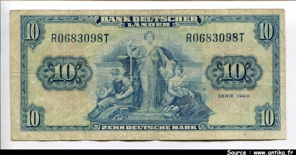 10 Deutsche Mark Justice & travail * *