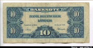 10 Deutsche Mark Justice & travail * *