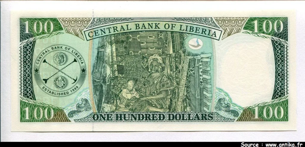 100 Dollars W.R.Tolbert * *