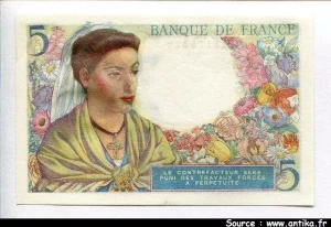 5 FRANCS BERGER - Type 1943