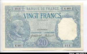 20 FRANCS BAYARD - Type1916