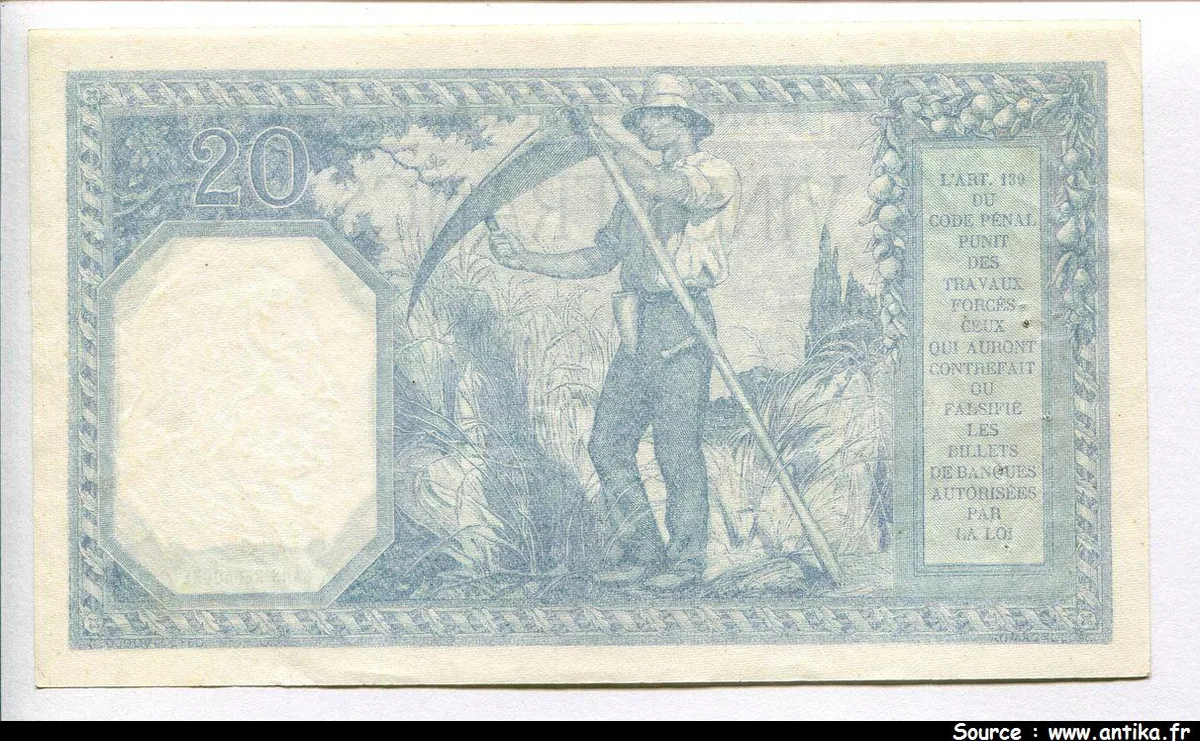 20 FRANCS BAYARD - Type1916