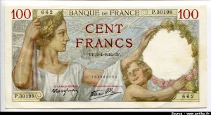 100 FRANCS SULLY - Type 1939