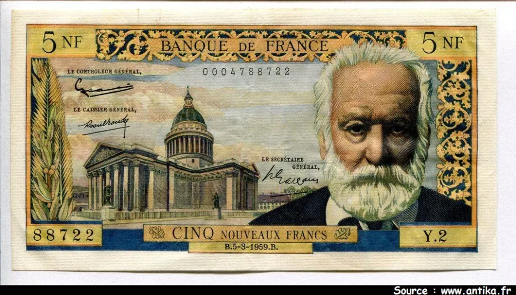 5 NF VICTOR HUGO - Type 1959