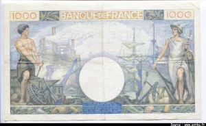 1000 FRANCS COMMERCE & INDUSTRIE - Type 1940