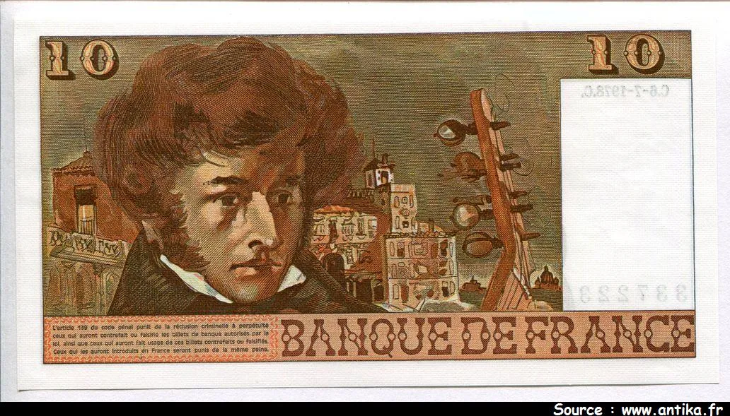 10 FRANCS BERLIOZ - Type 1972