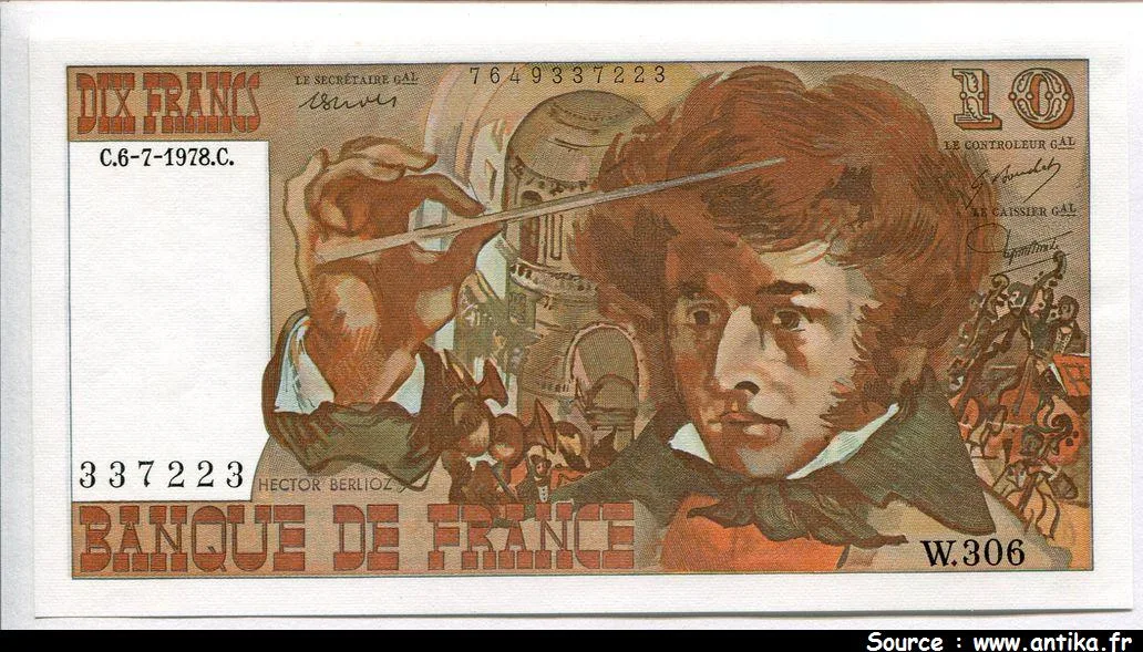 10 FRANCS BERLIOZ - Type 1972