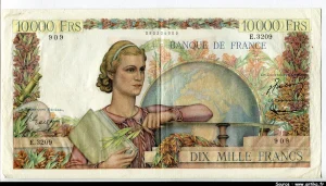 10 000 FRANCS GENIE Français- Type 1945