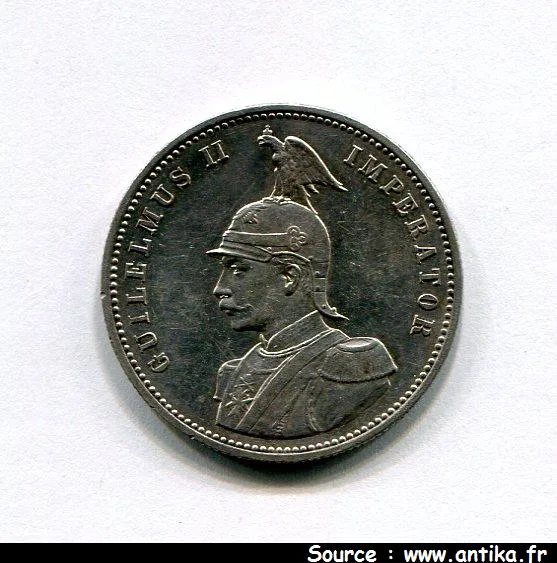 1 ROUPIE GUILLAUME II Berlin AFRIQUE Orientale RARE