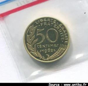 50 CENTIMES MARIANNE Cupro-Aluminium