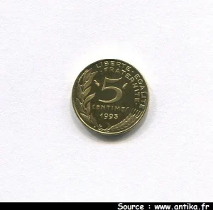 5 CENTIMES MARIANNE