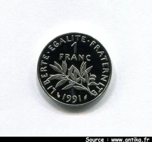 1 FRANC SEMEUSE