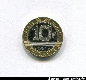 10 FRANCS GENIE DE LA BASTILLE