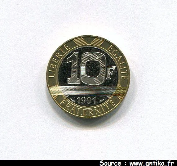 10 FRANCS GENIE DE LA BASTILLE