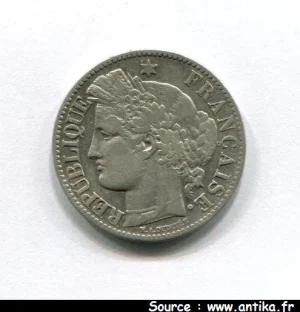 2 FRANCS CERES avec légende