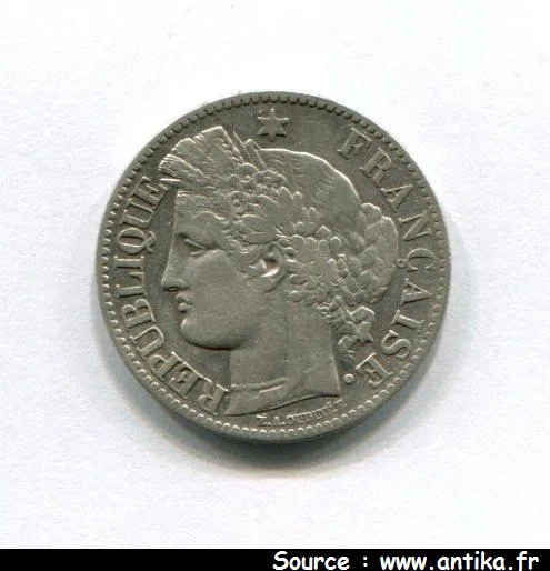 2 FRANCS CERES avec légende